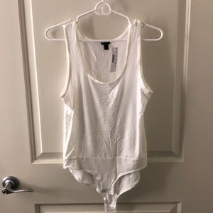 NEW WITH TAGS! Jcrew white tank body suit